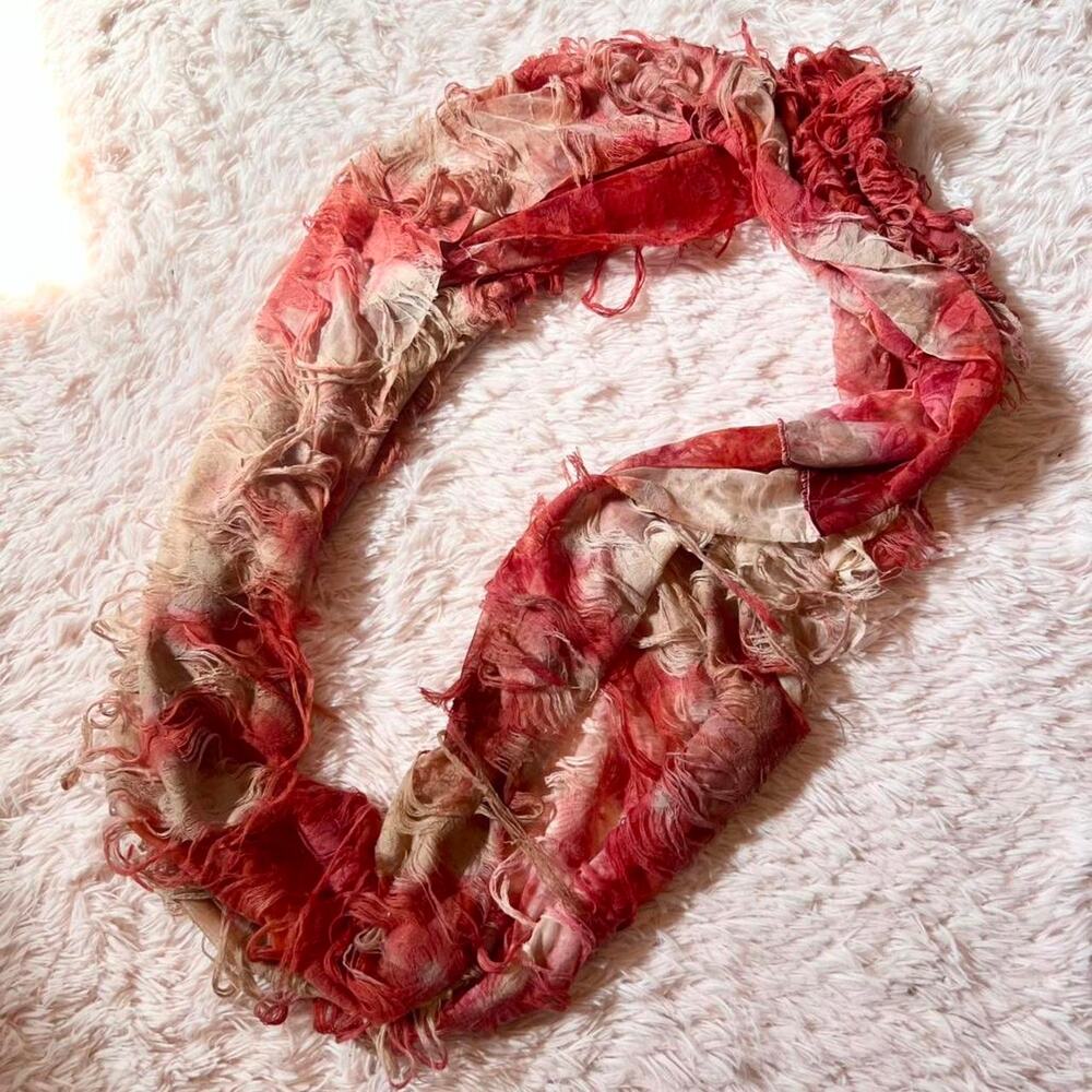 Vintage Y2K Whimsical Hipster Butterfly Statement Quirky Artistic Infinity Scarf